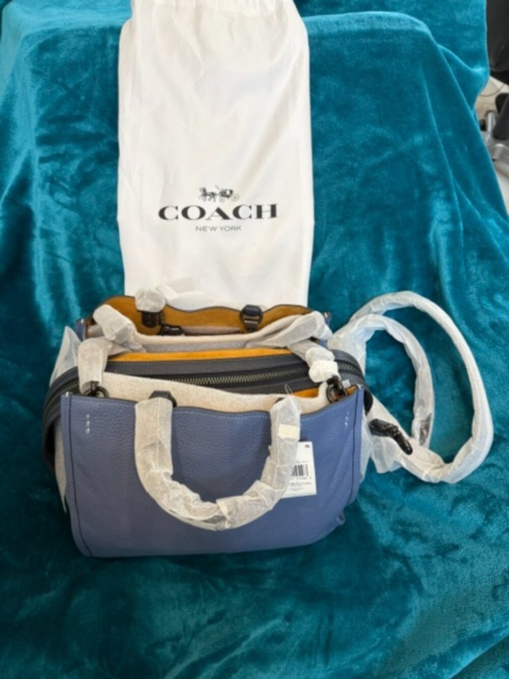COACH NWT Rogue 30 Chambray Color block 1941 Bag